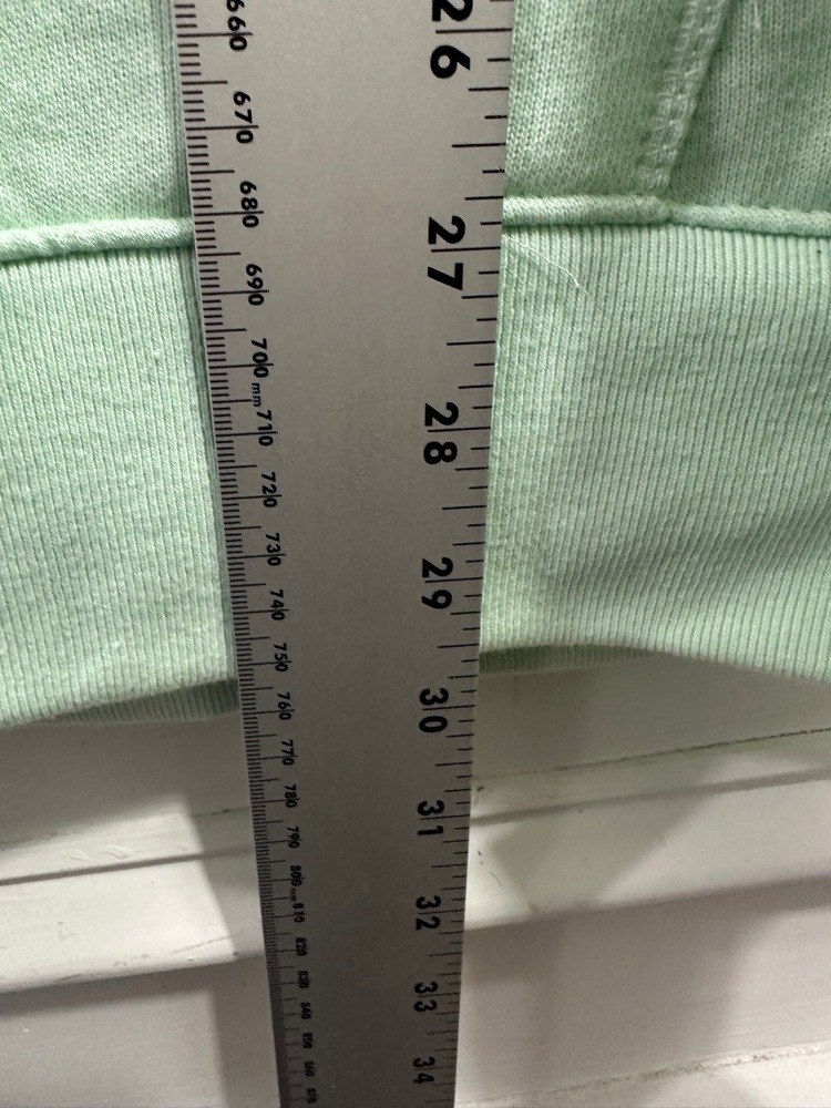 Express Hoodie Women Size XL Mint Green Pullover Kangaroo Pocket Drawstring Hood - Picture 13 of 14